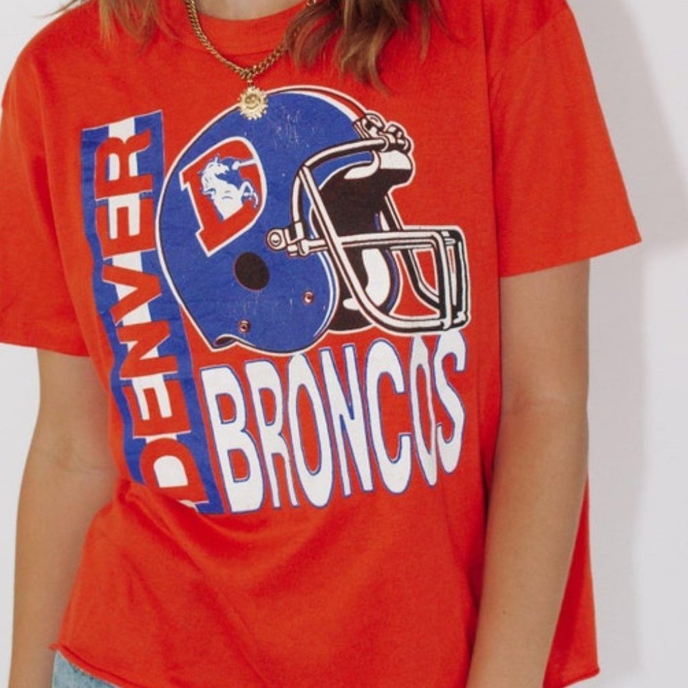 Vintage NFL Denver Broncos Shirt, Football Shirt, Graphic Shirt For Women Men, U